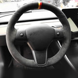 FACIA TESERY Alcantara Steering Wheel Cover for Model 3 / Y