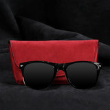 FACIA Alcantara Sun Visor Glasses Case for Tesla