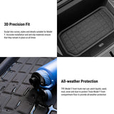 FACIA All Weather 3D Front Trunk Mat for Tesla Model Y