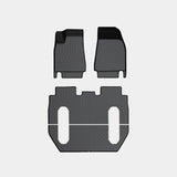 FACIA All-Weather Floor Mats for Tesla Model X