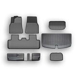 FACIA All Weather TPE Floor Mats for Tesla Model Y 7 Seats