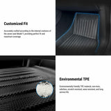 FACIA All Weather TPE Floor Mats for Tesla Model Y 7 Seats