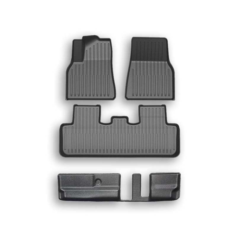 FACIA All Weather TPE Floor Mats for Tesla Model Y 7 Seats