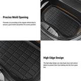 FACIA All Weather TPE Front Rear Trunk Mat for Tesla Model 3