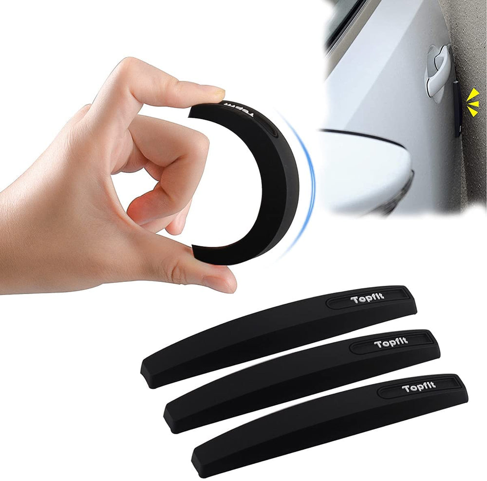 FACIA Rubber Door Edge Guards for Tesla Universal Fit 3M Adhesive Heat and Cold Resistant