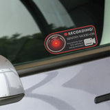FACIA Anti-Theft Warning Sentry Mode Clings (4pcs) for Tesla