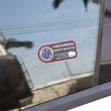 FACIA Anti-Theft Warning Sentry Mode Clings (4pcs) for Tesla