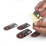 FACIA Anti-Theft Warning Sentry Mode Clings (4pcs) for Tesla