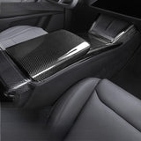 FACIA Armrest Box Dry Carbon Fiber Overlay for Model S/X 2021+