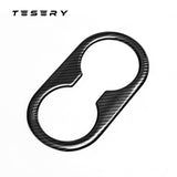 FACIA Backseat Cup Holder for Tesla Model 3 Model Y Carbon Fiber Interior Mods