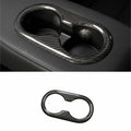 FACIA Backseat Cup Holder for Tesla Model 3 Model Y Carbon Fiber Interior Mods