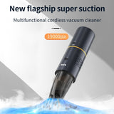 FACIA BAYU Wireless Handheld Car Vacuum Cleaner 19500Pa Suction 60Min Runtime