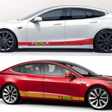 FACIA Side Skirt Stripe Decals (2-Pack) 3 Styles Multiple Colors Scratch Protection