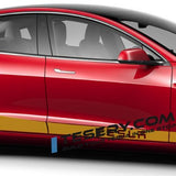 FACIA Side Skirt Stripe Decals (2-Pack) 3 Styles Multiple Colors Scratch Protection