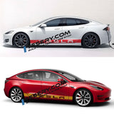 FACIA Side Skirt Stripe Decals (2-Pack) 3 Styles Multiple Colors Scratch Protection