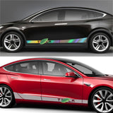 FACIA Side Skirt Stripe Decals (2-Pack) 3 Styles Multiple Colors Scratch Protection