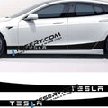 FACIA Side Skirt Stripe Decals (2-Pack) 3 Styles Multiple Colors Scratch Protection