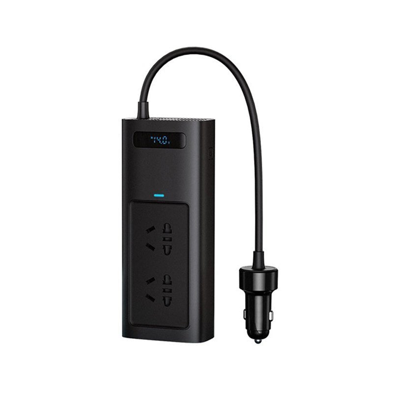 FACIA 150W Car Power Inverter for Model 3/Y EU Outlets LCD Display Smart Cooling