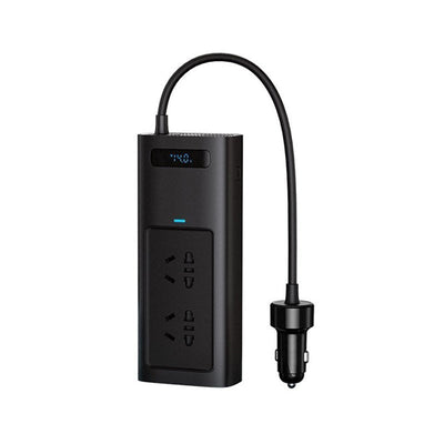 FACIA 150W Car Power Inverter for Model 3/Y EU Outlets LCD Display Smart Cooling