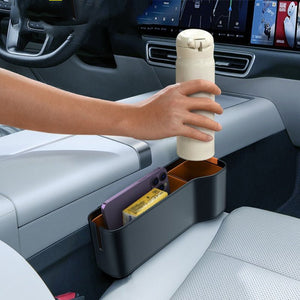 FACIA Seat Gap Filler for Tesla Universal Fit Premium Leather and Cotton