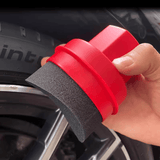 FACIA Tire Shine Applicator Sponge Arc Design Storage Lid 2 Styles 3 Colors