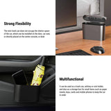 FACIA Car Trash Can with 8 Rolls of Garbage Bags for Tesla