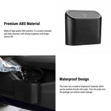 FACIA Car Trash Can with 8 Rolls of Garbage Bags for Tesla