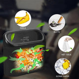 FACIA Car Trash Can with 8 Rolls of Garbage Bags for Tesla
