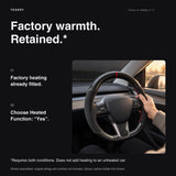 FACIA Carbon Fiber Alcantara Round Steering Wheel for Model 3 / Y Style 15