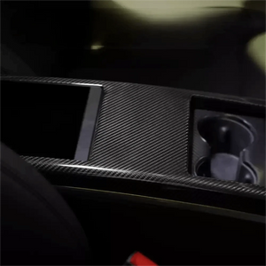 FACIA Carbon fiber Center console trim panel?for Model S/X 2022+