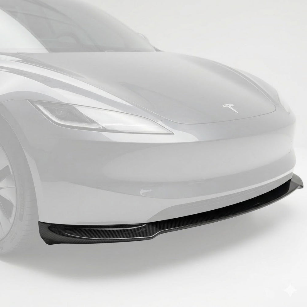 FACIA Carbon Fiber Front Lip Splitterc for Model 3 Highland Exterior Upgrade