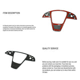 FACIA Carbon Fiber Yoke Steering Wheel Trim Panel Cover for Model S/X 2021+