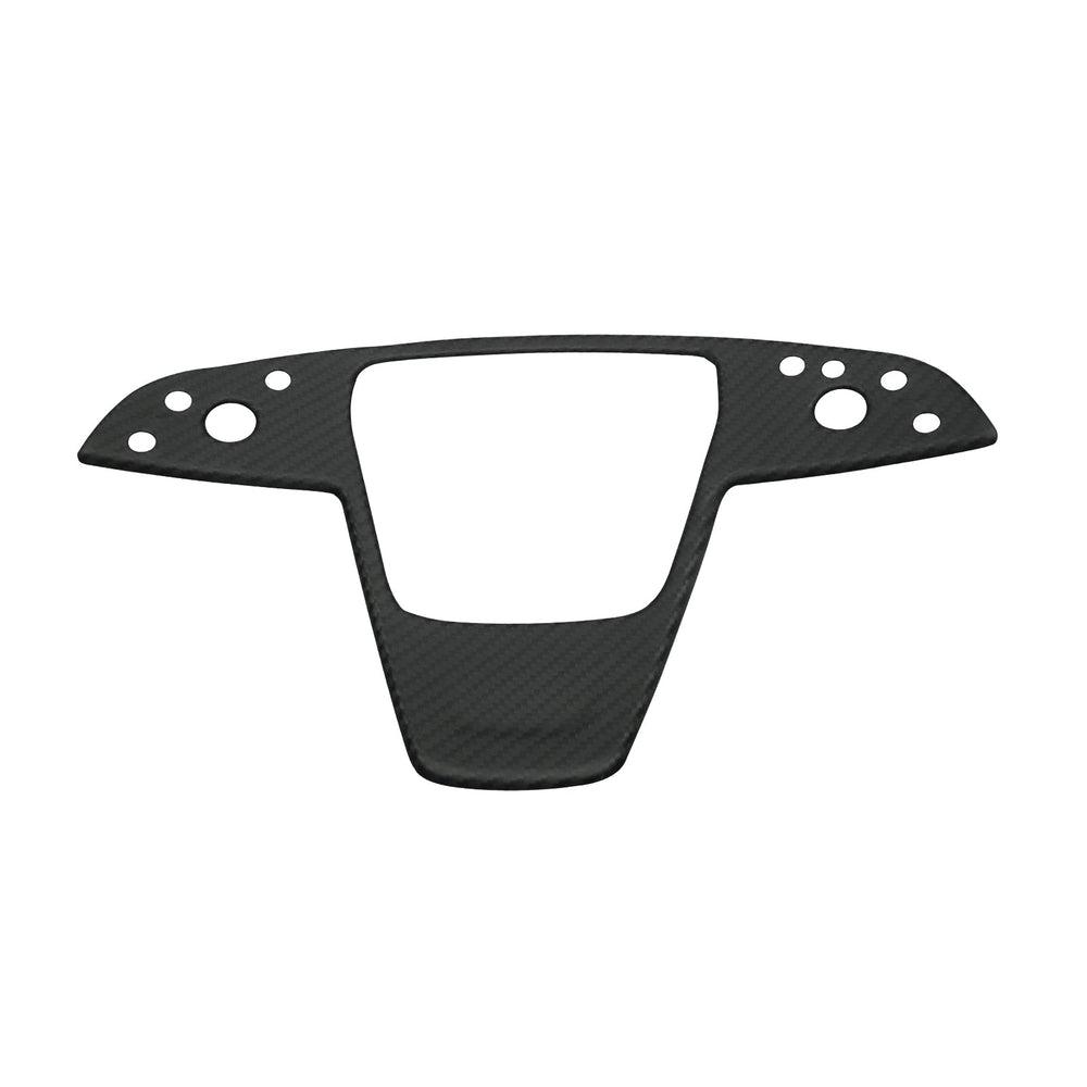 FACIA Carbon Fiber Yoke Steering Wheel Trim Panel Cover for Model S/X 2021+