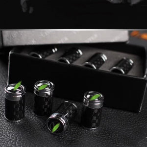FACIA Carbon Fibre Car Wheel Tire Valve Stem Cap For Tesla Model3/Y/X/S£¨4pcs£©
