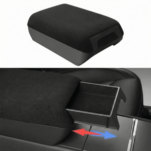FACIA Center Console Armrest Riser with Hidden Sliding Storage for Model 3 Highland and Model Y Juniper