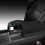 FACIA Center Console Armrest Riser with Hidden Sliding Storage for Model 3 Highland and Model Y Juniper