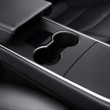 FACIA Acrylic Center Console Card Key Holder for Model 3/Y Gloss Black Anti-Slip