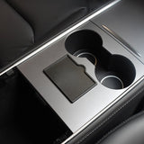 FACIA Acrylic Center Console Card Key Holder for Model 3/Y Gloss Black Anti-Slip