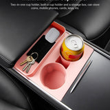 FACIA Center Console Silicone Cup Holder For Tesla Model 3/Y