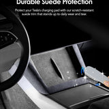 FACIA Center Console Wireless Charger Cover Trim for Model 3 Highland and Model Y Juniper