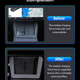 FACIA Center Console Wireless Charger Cover Trim for Model 3 Highland and Model Y Juniper