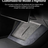 FACIA Center Console Wireless Charger Cover Trim for Model 3 Highland and Model Y Juniper