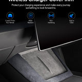 FACIA Center Console Wireless Charger Cover Trim for Model 3 Highland and Model Y Juniper