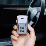 FACIA 4-Port USB Hub for Model 3 Highland / Model Y Juniper| Center Console