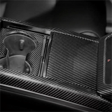 FACIA Center Panel Storage Box Dry Carbon Fiber Overlay for Model S/X 2021+