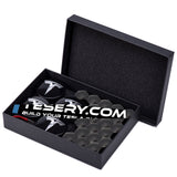 FACIA Wheel Center Cap Kit with Puller for Model 3/Y/S/X 4 Hub Caps + 20 Lug Nut Covers