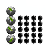 FACIA Wheel Center Cap Kit with Puller for Model 3/Y/S/X 4 Hub Caps + 20 Lug Nut Covers