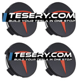 FACIA Wheel Center Cap Kit with Puller for Model 3/Y/S/X 4 Hub Caps + 20 Lug Nut Covers