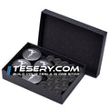 FACIA Wheel Center Cap Kit with Puller for Model 3/Y/S/X 4 Hub Caps + 20 Lug Nut Covers