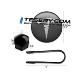 FACIA Wheel Center Cap Kit with Puller for Model 3/Y/S/X 4 Hub Caps + 20 Lug Nut Covers